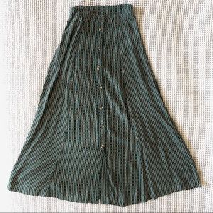 Ganni Printed Crepe Skirt in Tiger’s Eye Size 32